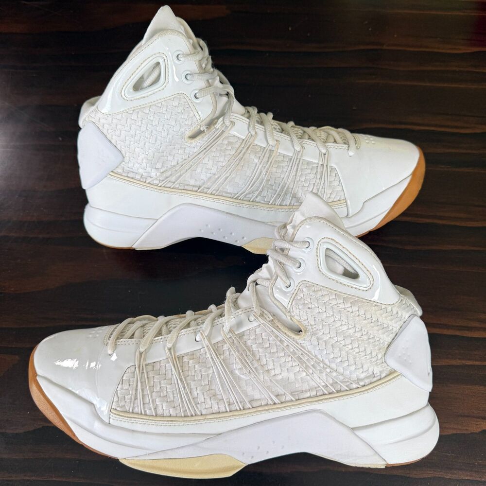 Nike Hyperdunk Lux White Gold Gum 2016 818137-100 Men's Sneakers Size 11